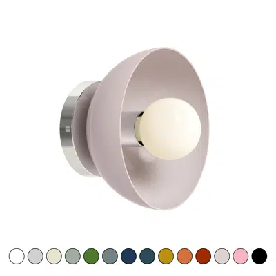 Color Hemi Sconce 8"图像