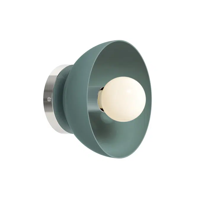 Color Hemi Sconce 8"