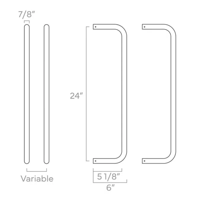 Color Beyond Towel Rack 24"