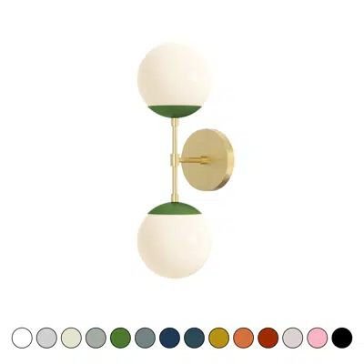 Obrázek pro Color Cap Double Sconce 6"