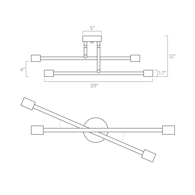 Color Captain Flush Mount