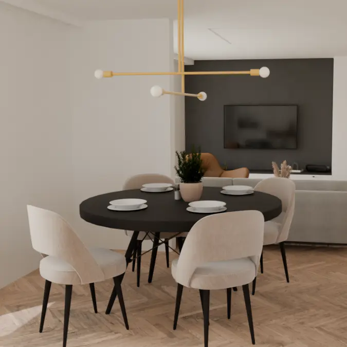Color Captain Chandelier 47"