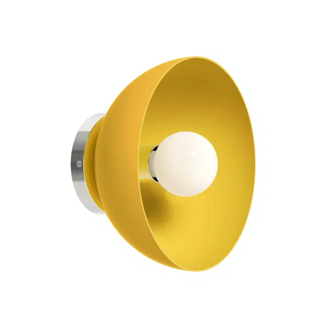 Color Hemi Sconce 10"