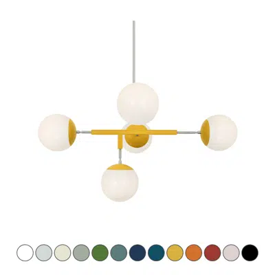 Imagem para Color Big Prisma Chandelier}
