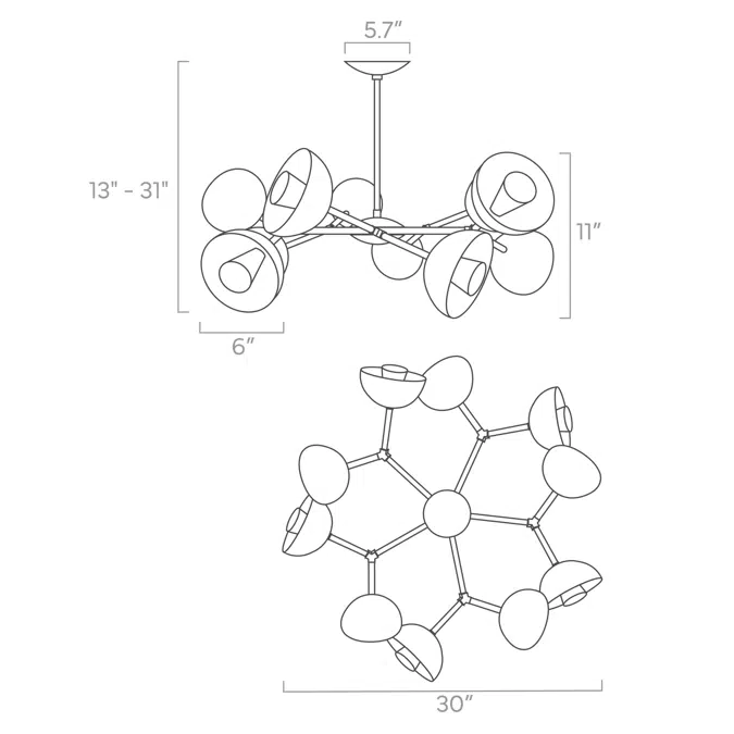 Color Alegria Chandelier
