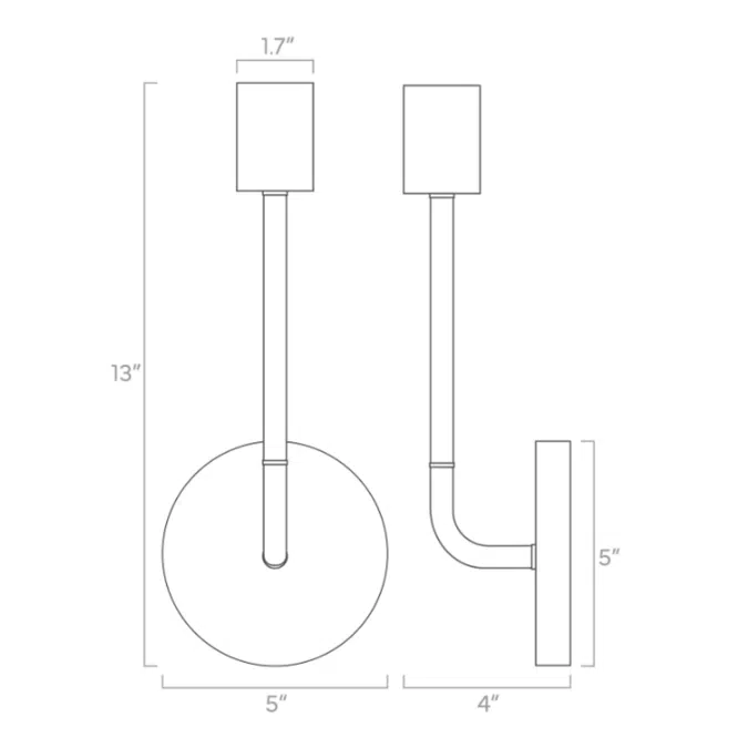 Tall Snug Sconce