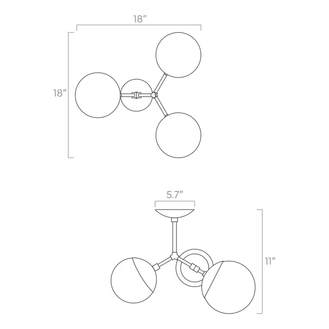 Color Supreme Flush Mount