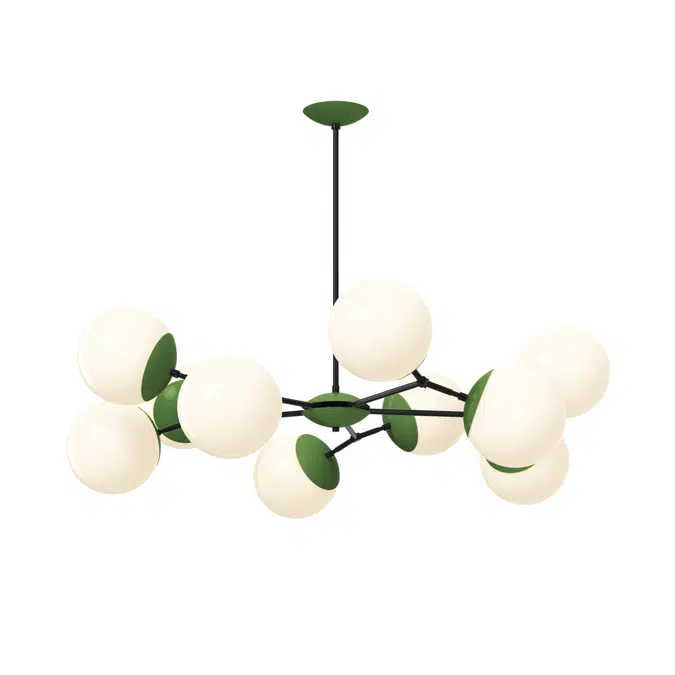 Color Crown Chandelier 46"