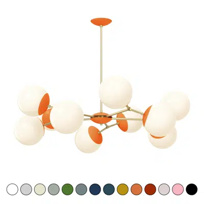 imagem para Color Crown Chandelier 46"