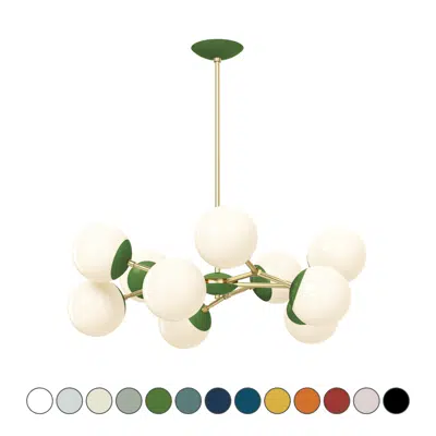 Imagem para Color Crown Chandelier 32}