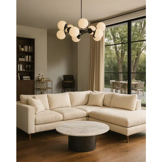 Color Crown Chandelier 32