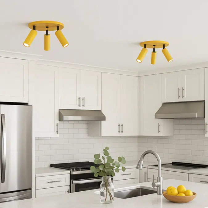 Color Pose Flush Mount