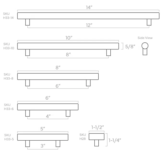 Color Swift Pull Hardware