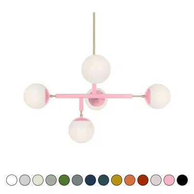 imazhi i Color Prisma Chandelier 35"