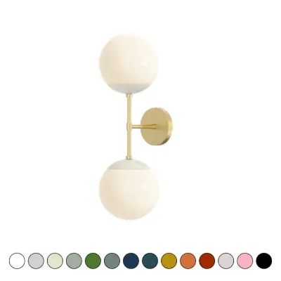 画像 Color Cap Double Sconce 8"