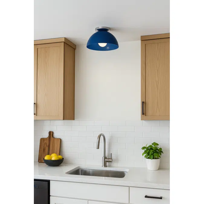 Color Hemi Flush Mount