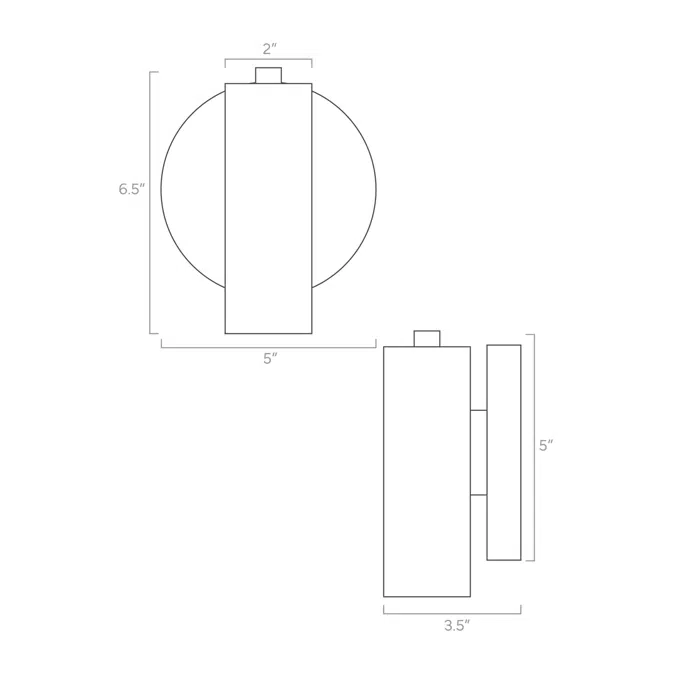 Color Display Sconce