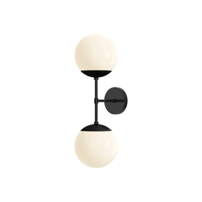 Cap Double Sconce 8"