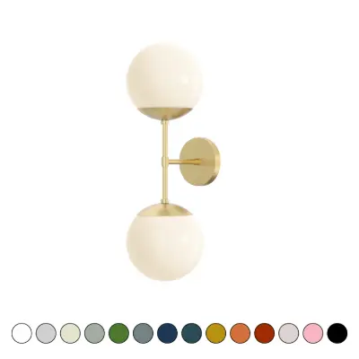 画像 Cap Double Sconce 8"