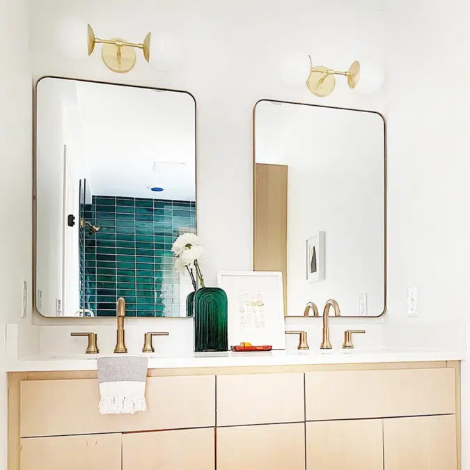 Cap Double Sconce 6"