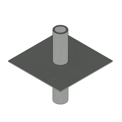 Image pour Metal Straight-Through Supports