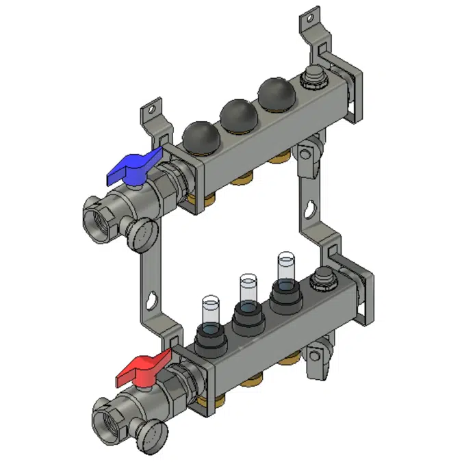 Stainless-Steel Manifold Assembly, 1" with Flow Meter