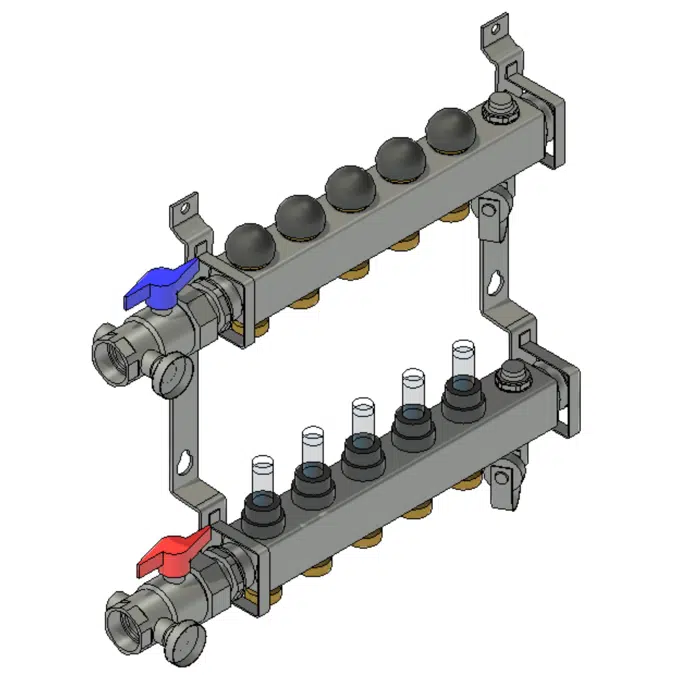 Stainless-Steel Manifold Assembly, 1" with Flow Meter