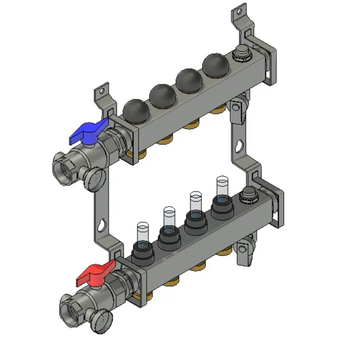 Stainless-Steel Manifold Assembly, 1" with Flow Meter