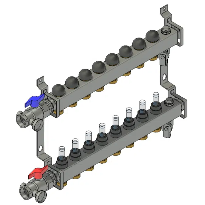 Stainless-Steel Manifold Assembly, 1" with Flow Meter