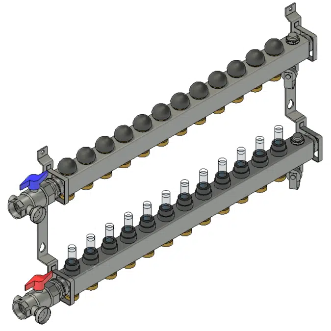 Stainless-Steel Manifold Assembly, 1" with Flow Meter