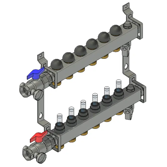 Stainless-Steel Manifold Assembly, 1" with Flow Meter
