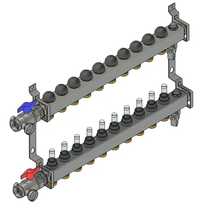 Stainless-Steel Manifold Assembly, 1" with Flow Meter