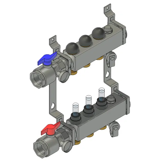Stainless-Steel Manifold Assembly, 1-1/4" with Flow Meter