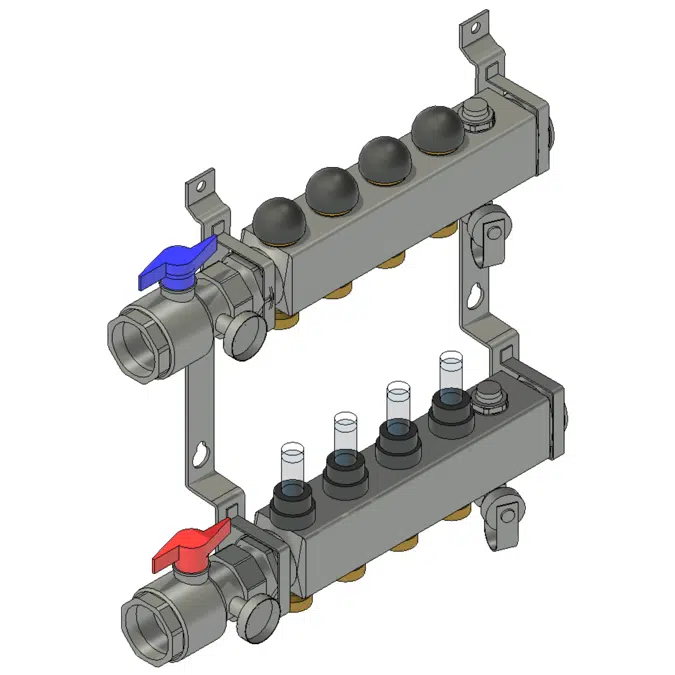 Stainless-Steel Manifold Assembly, 1-1/4" with Flow Meter