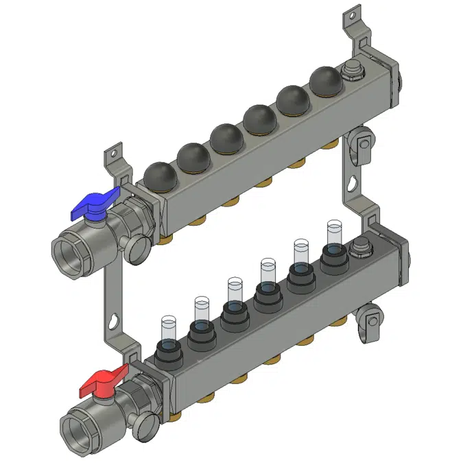 Stainless-Steel Manifold Assembly, 1-1/4" with Flow Meter