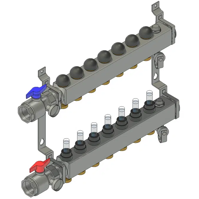Stainless-Steel Manifold Assembly, 1-1/4" with Flow Meter