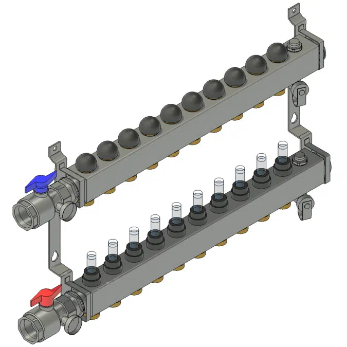 Stainless-Steel Manifold Assembly, 1-1/4" with Flow Meter