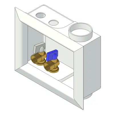 Image pour ProPEX Lead-Free (LF) Brass Washing Machine Outlet Boxes