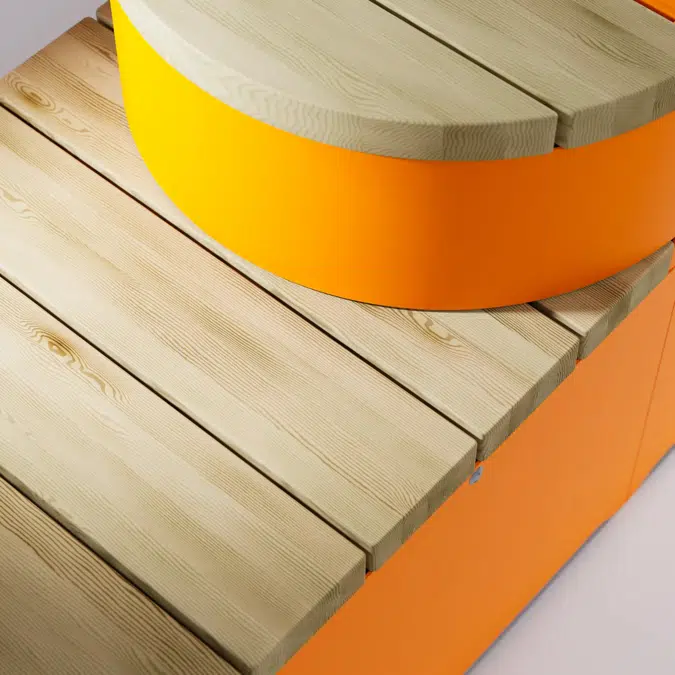 Seating furniture CYLVIA 2 modules - CYL0M2