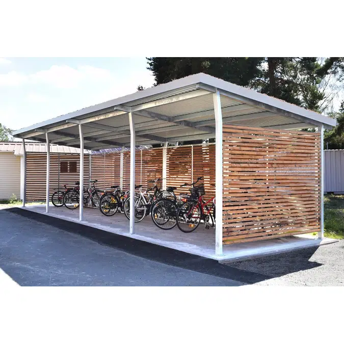Bicycle roof HANNAH console roof with metal roof (picture shows two roofs) - HAN102T