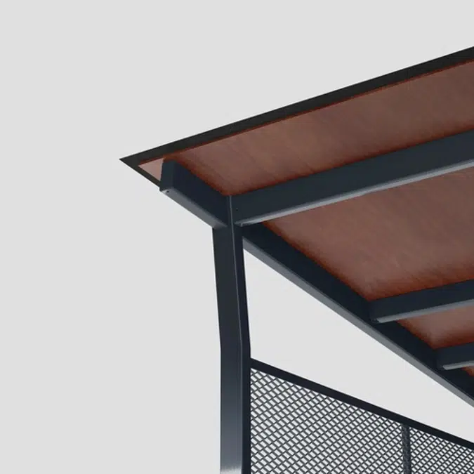 Bicycle roof HANNAH pulpit roof for sedum roof (picture shows two roofs) - HAN112S