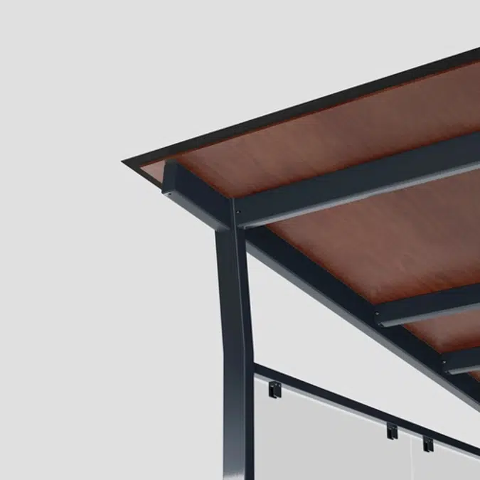 Bicycle roof HANNAH pulpit roof for sedum roof (picture shows two roofs) - HAN122G