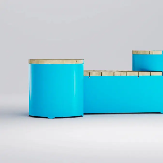 Siddemøbler CYLVIA 3 moduler