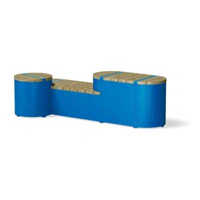 Image for Seating furniture CYLVIA 3 modules - CYL0M3