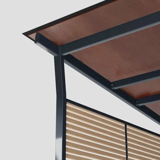 Bicycle roof HANNAH pulpit roof for sedum roof (picture shows two roofs) - HAN122T