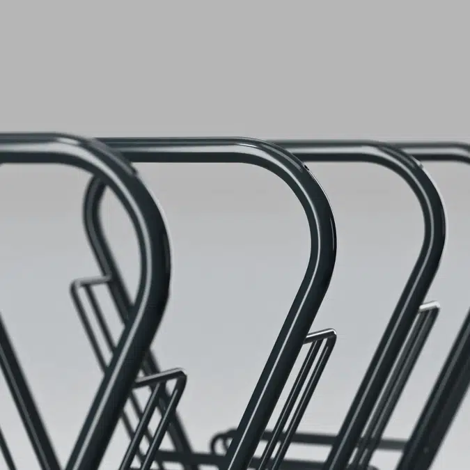 Bicycle rack CS c/c 480 double 10 shelves - CS100