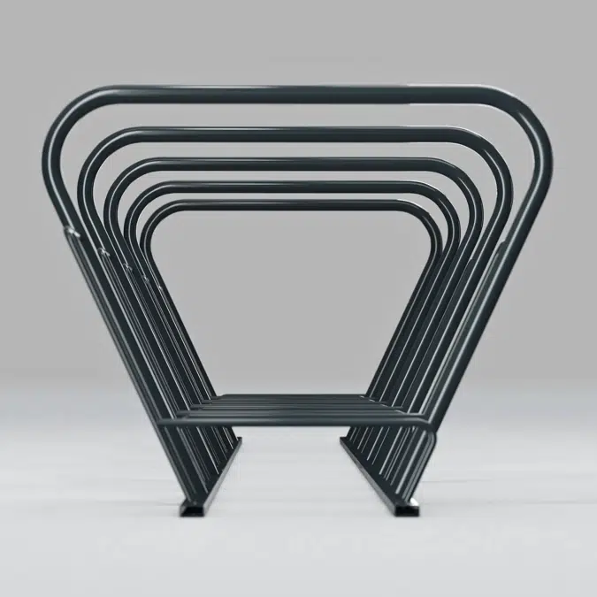 Bicycle rack CS c/c 480 double 10 shelves - CS100