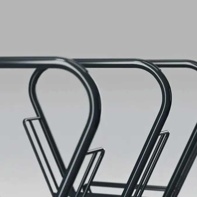Bicycle rack CS c/c 600 double 8 shelves - CS860