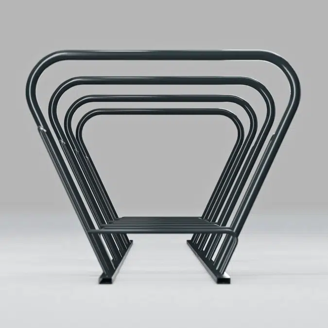 Bicycle rack CS c/c 600 double 8 shelves - CS860