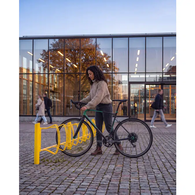 Bicycle rack CS c/c 600 double 8 shelves - CS860